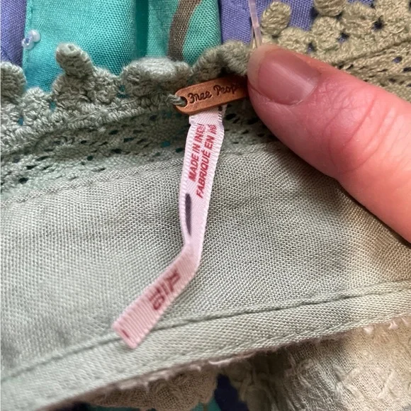 Free people county line, matching crop top and maxi skirt size XL - Picture 5 of 5